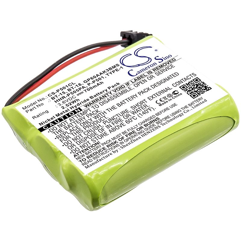 Ni-mh Battery Fits At&t, 24032x, 401, 4126 3.6v, 700mah Cordless Phone Cameron Sino Technology Limited