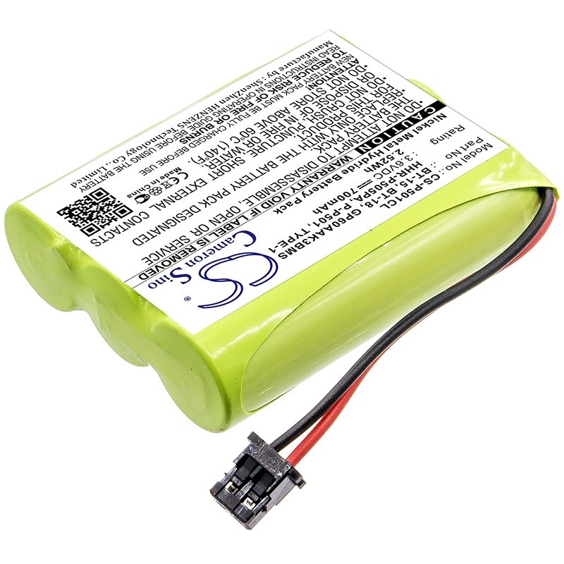 Ni-mh Battery Fits At&t, 24032x, 401, 4126 3.6v, 700mah Cordless Phone Cameron Sino Technology Limited