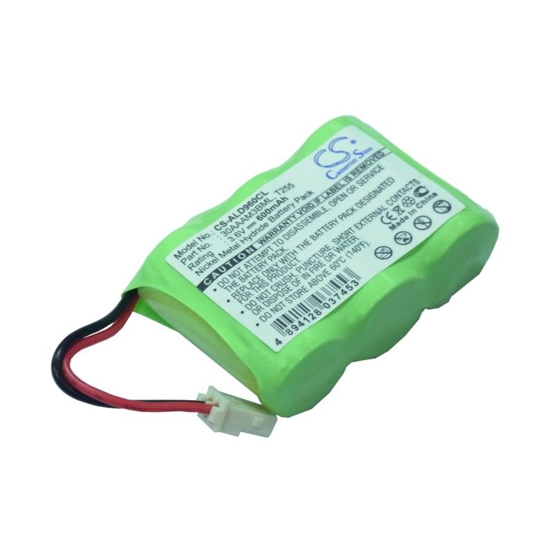 Ni-MH Battery fits Audioline, 970g, Cas 1300, Cdl 960g 3.6V, 600mAh Cordless Phone Cameron Sino Technology Limited