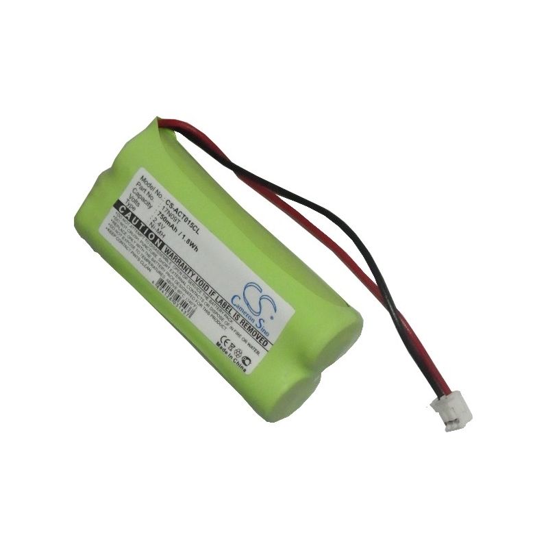 Ni-MH Battery fits Audioline, Dect 5015, Cable & Wireless, Cwr 2200 2.4V, 750mAh Cordless Phone Cameron Sino Technology Limited