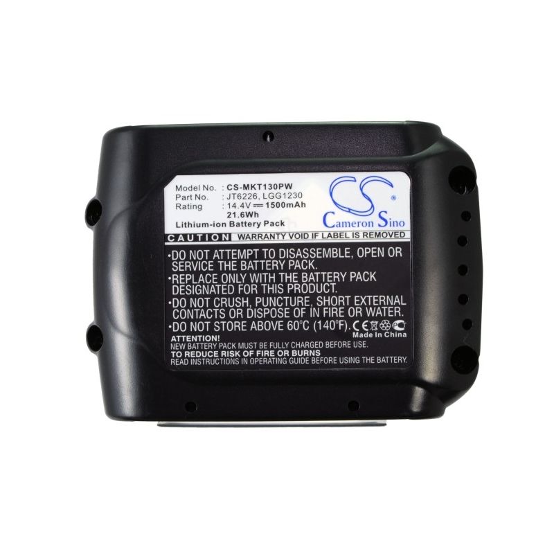 Li-ion Battery fits Makita, Bbo140, Bcf050, Bcl140 14.4V, 1500mAh Power Tools Cameron Sino Technology Limited