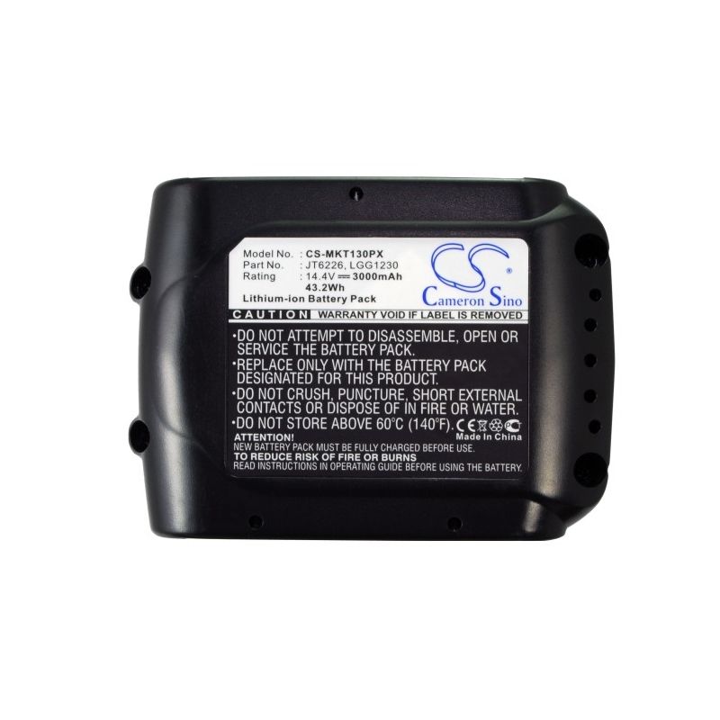 Li-ion Battery Fits Makita, Bbo140, Bcf050, Bcl140 14.4v, 3000mah Power Tools Cameron Sino Technology Limited