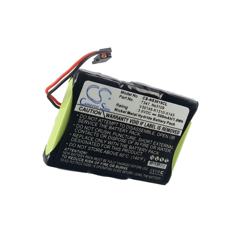 Ni-MH Battery fits Bti, Diverse 3010 Micro, On Air 1000 Exec, On Air 1100 Exec 3.6V, 500mAh Cordless Phone Cameron Sino Technology Limited