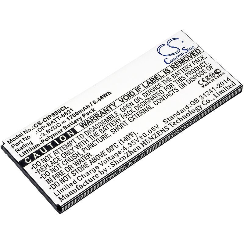 Li-polymer Battery Fits Cisco, 8800 3.8v, 1700mah Cordless Phone Cameron Sino Technology Limited
