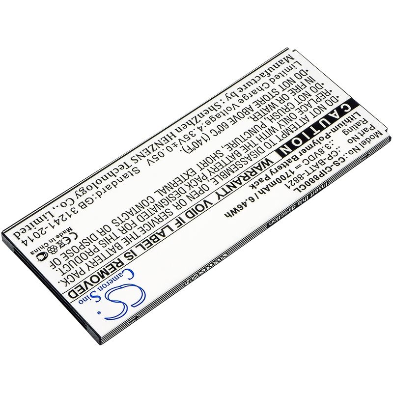 Li-polymer Battery Fits Cisco, 8800 3.8v, 1700mah Cordless Phone Cameron Sino Technology Limited