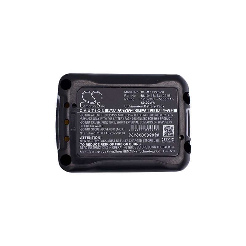 Li-ion Battery Fits Makita, 12v Max Cxt Tool, 12-volt Max Cxt, Cg100 12.0v, 5000mah Power Tools Cameron Sino Technology Limited