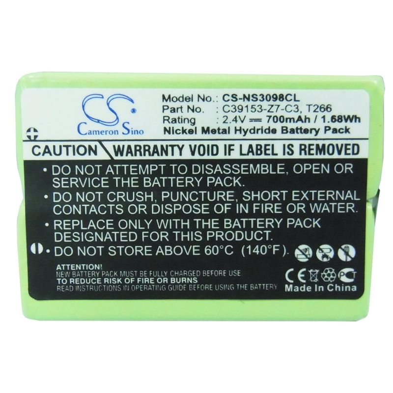 Ni-MH Battery fits Detewe, 260 Isdn, Eurix 250, Eurix 250 Isdn 2.4V, 700mAh Cordless Phone Cameron Sino Technology Limited