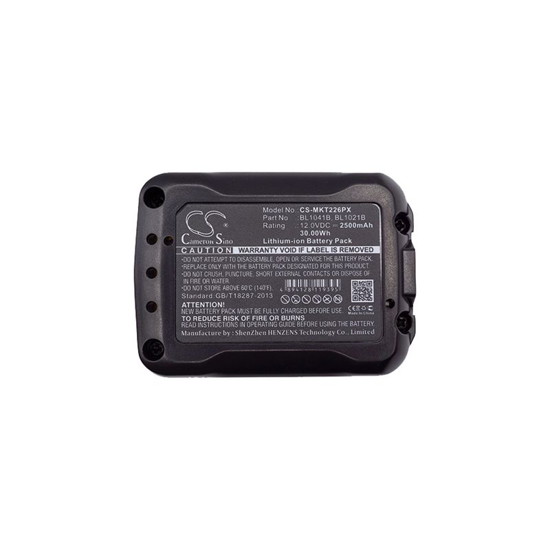 Li-ion Battery fits Makita, 12v Max Cxt Tool, 12-volt Max Cxt, Cg100 12.0V, 2500mAh Power Tools Cameron Sino Technology Limited