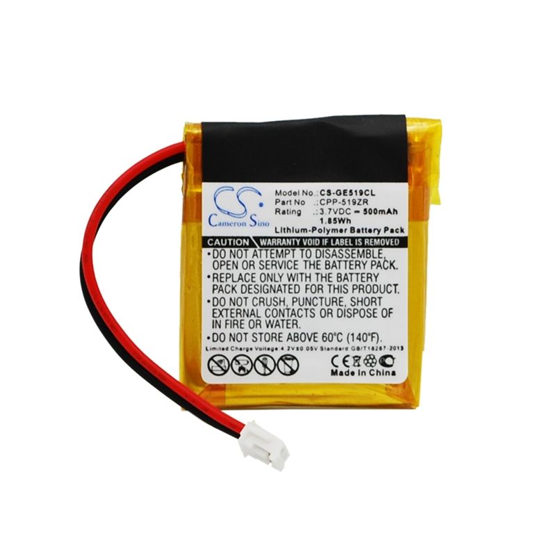 Li-polymer Battery Fits Ge, 2-5110, 5-2682, Rca 3.7v, 500mah Cordless Phone Cameron Sino Technology Limited
