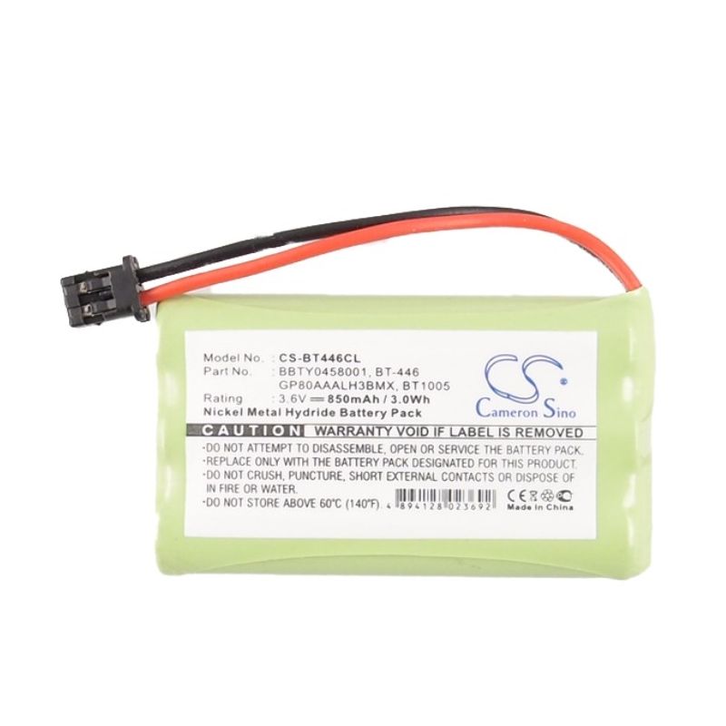 Ni-mh Battery Fits Gp, Gp80aaalh3bmx, Motorola, Ojo 3.6v, 800mah Cordless Phone Cameron Sino Technology Limited