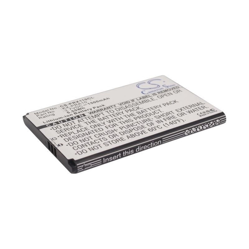 Li-ion Battery fits Panasonic, Kx-prx110, Kx-prx110gw, Kx-prx120 3.7V, 1500mAh Cordless Phone Cameron Sino Technology Limited