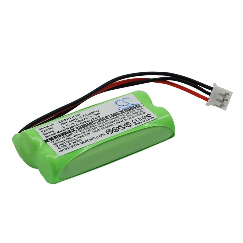 Ni-MH Battery fits Philips, 215 Quattro, Aleor 300, Dect 211 2.4V, 700mAh Cordless Phone Cameron Sino Technology Limited