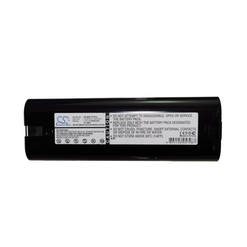 Ni-mh Battery Fits Makita, 3700d, 3700dw, 4071d 7.2v, 3000mah Power Tools Cameron Sino Technology Limited
