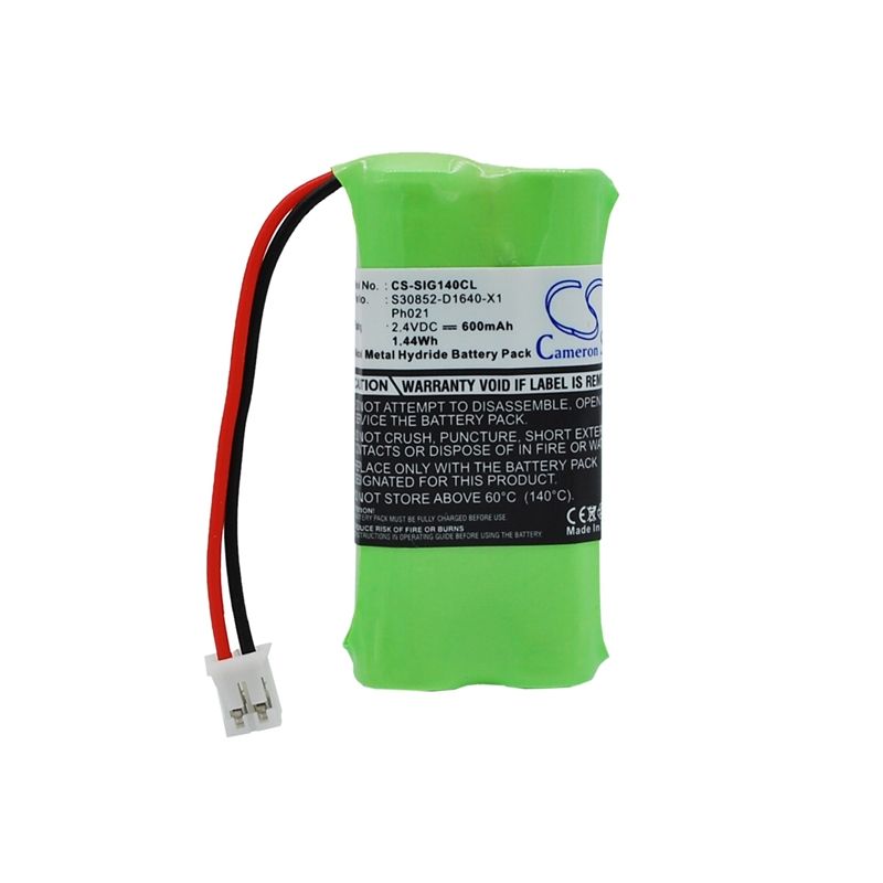 Ni-MH Battery fits Siemens, Gigaset 140 2.4V, 600mAh Cordless Phone Cameron Sino Technology Limited