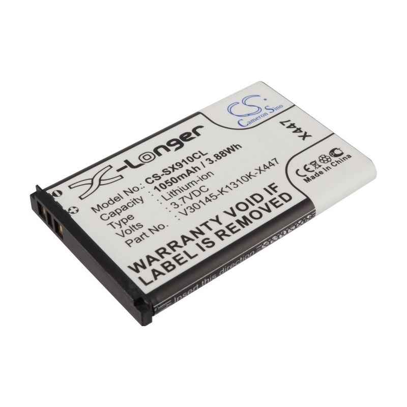 Li-ion Battery Fits Siemens, Gigaset Sl910, Gigaset Sl910a, Gigaset Sl910h 3.7v, 1050mah Cordless Phone Cameron Sino Technology Limited