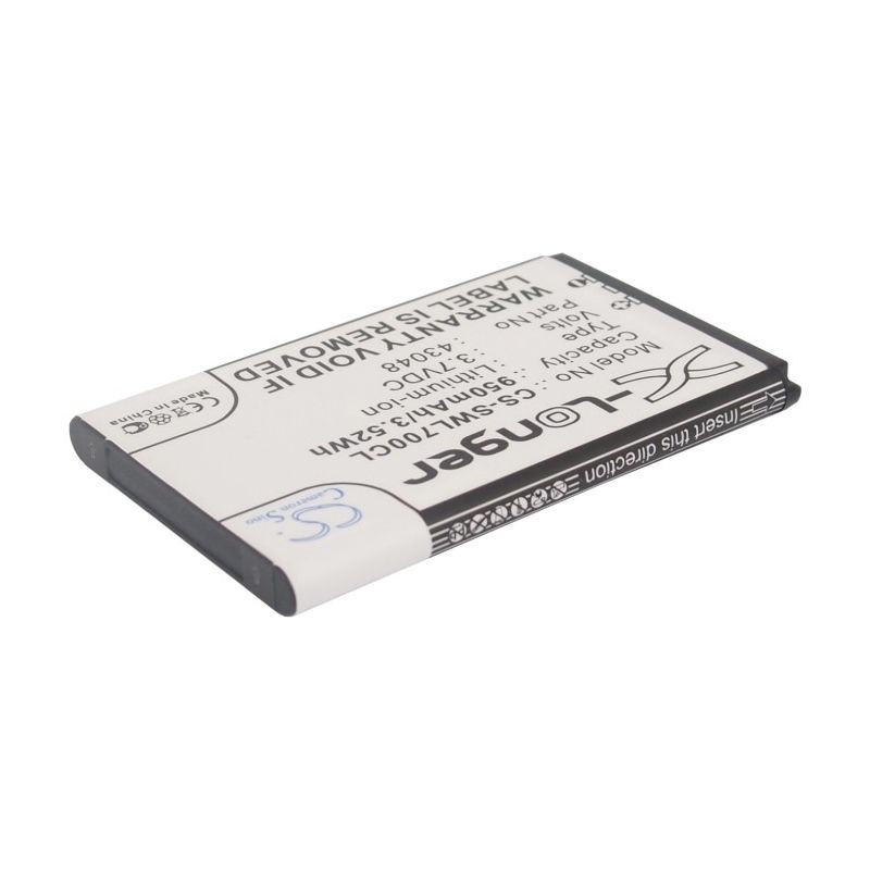 Li-ion Battery Fits Swissvoice, L7, Sv 20405855 3.7v, 950mah Cordless Phone Cameron Sino Technology Limited