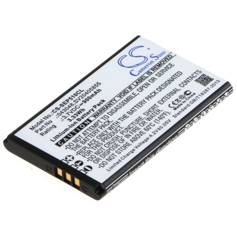 Li-ion Battery fits Swissvoice, Epure, Epure Fulleco Duo 3.7V, 900mAh Cordless Phone Cameron Sino Technology Limited