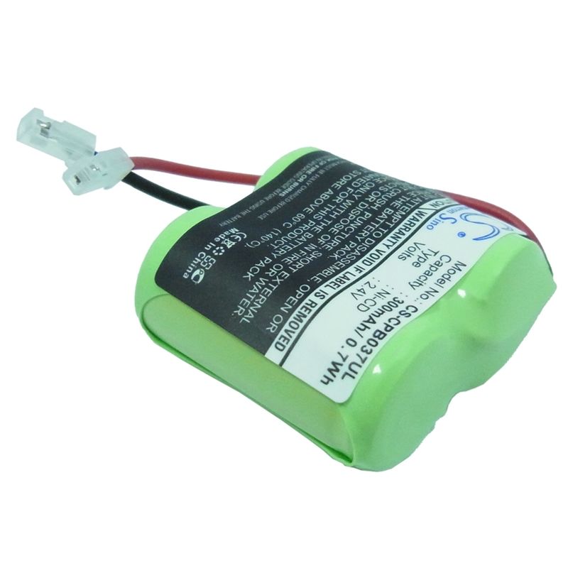 Ni-CD Battery fits Universal, 2/3aa X 2 2.4V, 300mAh Cordless Phone Cameron Sino Technology Limited