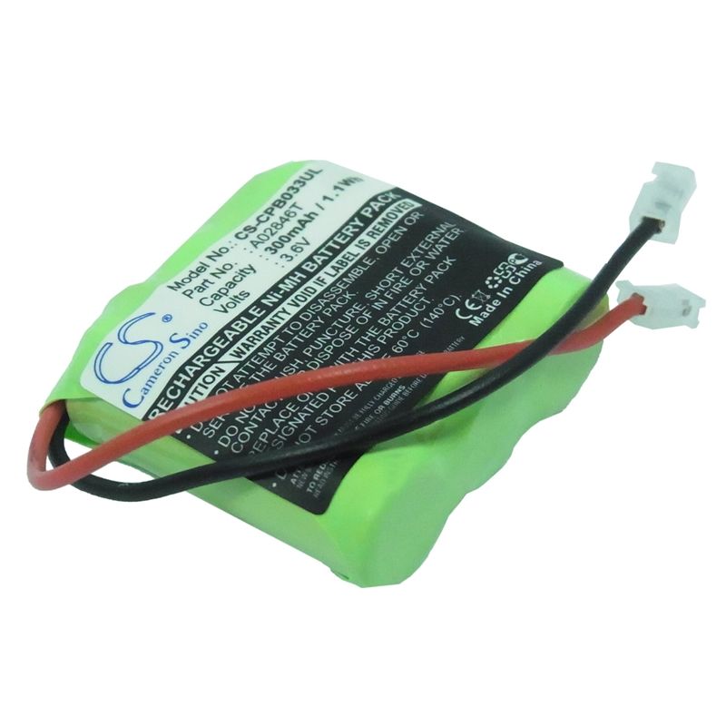 Ni-mh Battery Fits Universal, 2/3aaa X 3 3.6v, 300mah Cordless Phone Cameron Sino Technology Limited