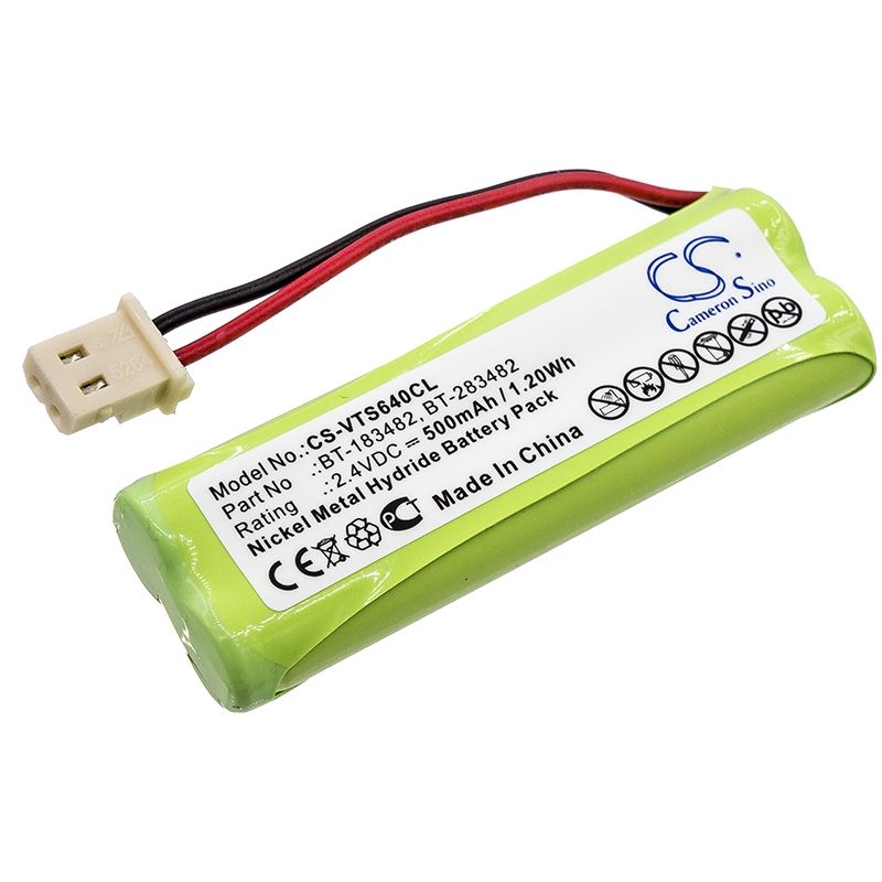 Ni-mh Battery Fits V Tech, 89134801, Cs6114, Cs6114-2 2.4v, 500mah Cordless Phone Cameron Sino Technology Limited