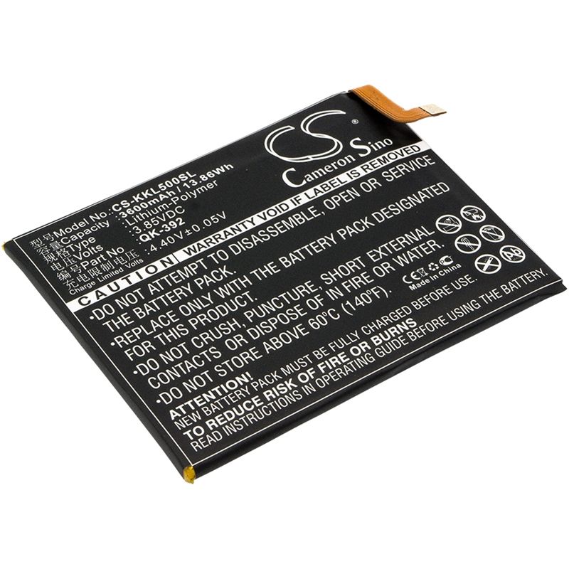 Li-Polymer Battery fits 360, 1509-a00, q5 plus, qihoo 3.85V, 3600mAh Mobile & SmartPhone Cameron Sino Technology Limited
