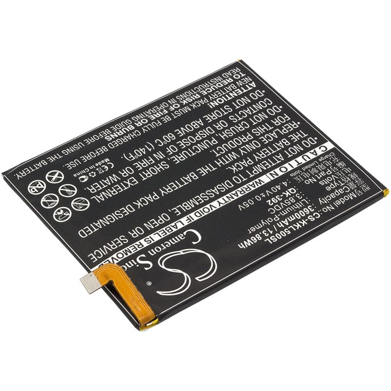 Li-Polymer Battery fits 360, 1509-a00, q5 plus, qihoo 3.85V, 3600mAh Mobile & SmartPhone Cameron Sino Technology Limited