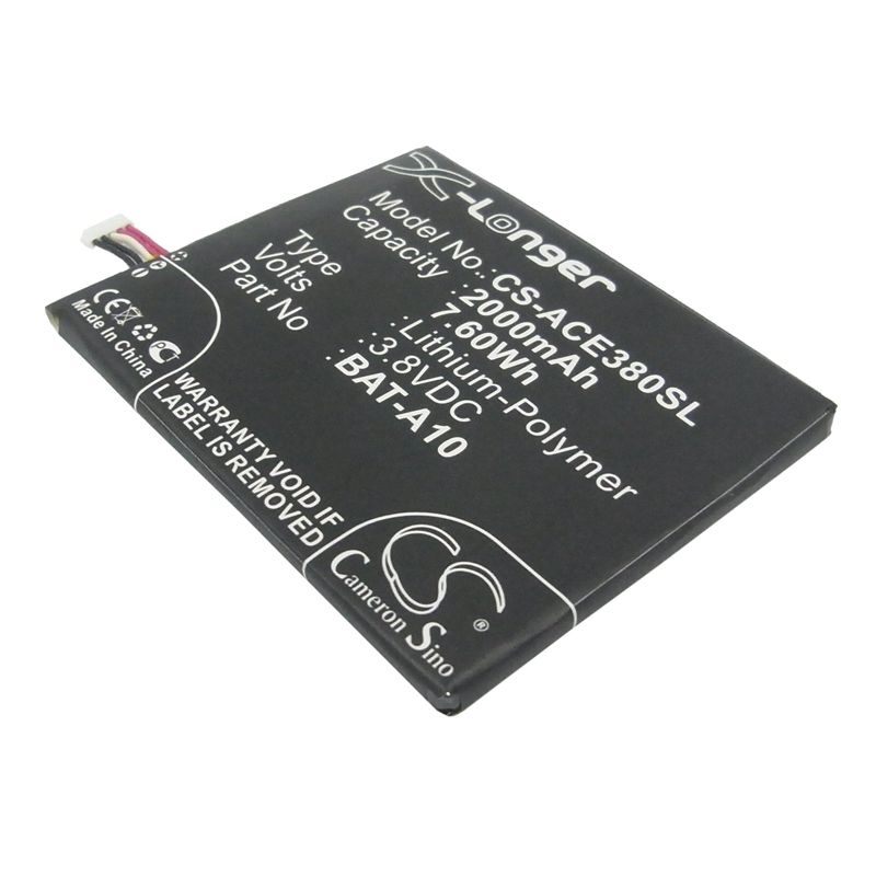 Li-polymer Battery Fits Acer, E380, Liquid E3, Liquid Z5 3.8v, 2000mah Mobile & SmartPhone Cameron Sino Technology Limited