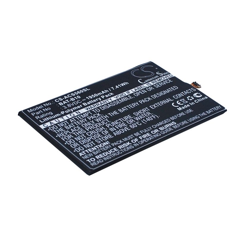 Li-Polymer Battery fits Acer, liquid jade, liquid jadeplus, s55 3.8V, 1950mAh Mobile & SmartPhone Cameron Sino Technology Limited