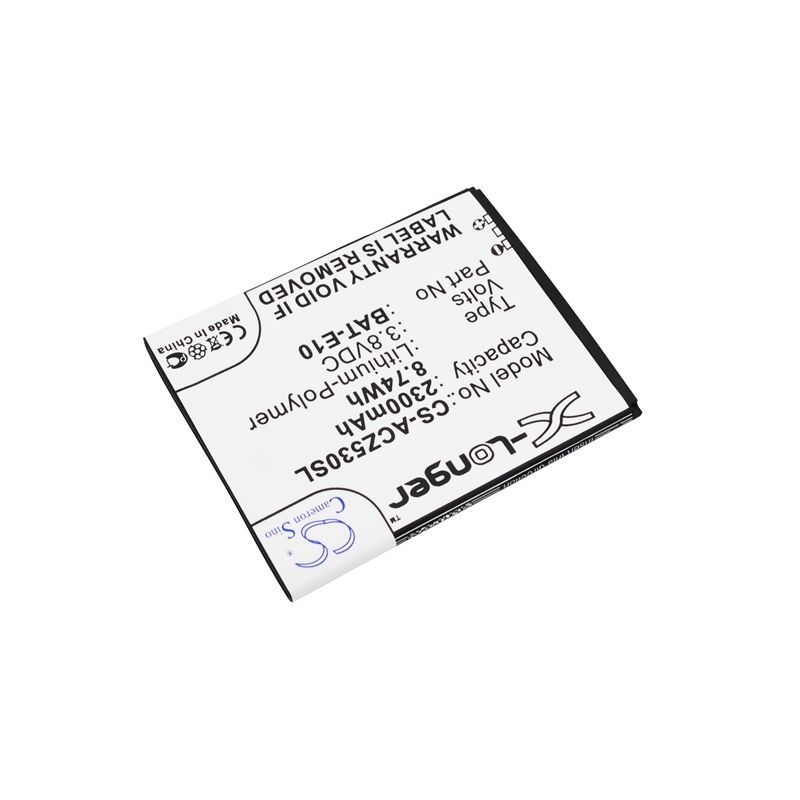 Li-polymer Battery Fits Acer, Liquid Z530, Liquid Z530s, T02 3.8v, 2300mah Mobile & SmartPhone Cameron Sino Technology Limited