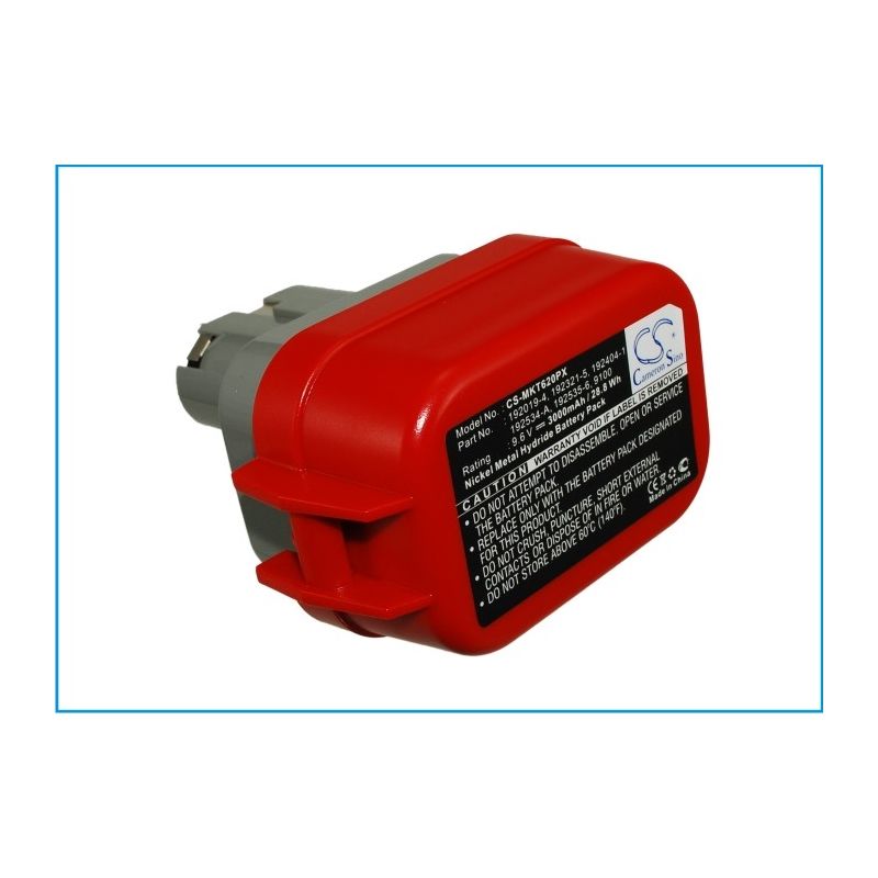 Ni-mh Battery Fits Makita, 1022dw, 6014dw, 6200d 9.6v, 3000mah Power Tools Cameron Sino Technology Limited