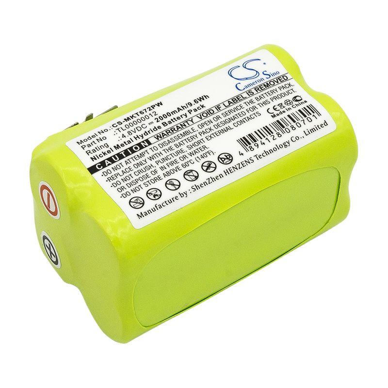 Ni-mh Battery Fits Makita, 6722d, 6722dw, 6723dw 4.8v, 2000mah Power Tools Cameron Sino Technology Limited
