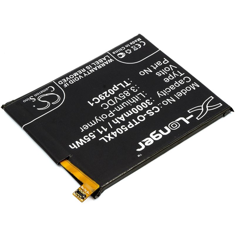 Li-Polymer Battery fits Alcatel, 5049s, 5049w, 5049z 3.85V, 3000mAh Mobile & SmartPhone Cameron Sino Technology Limited