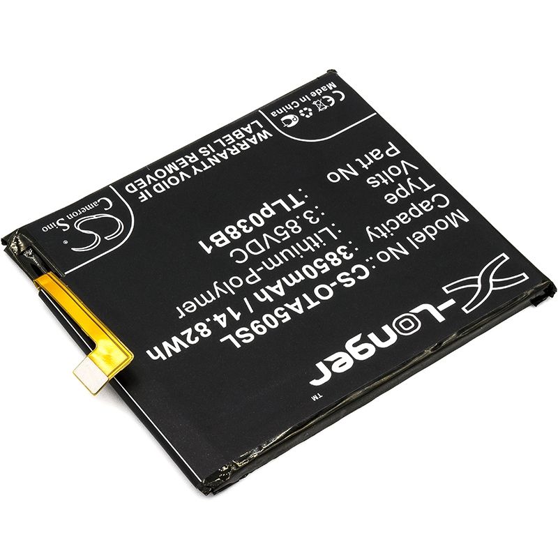 Li-Polymer Battery fits Alcatel, 5090y, 7071d, 7071dx 3.85V, 3850mAh Mobile & SmartPhone Cameron Sino Technology Limited