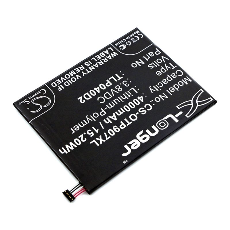 Li-Polymer Battery fits Alcatel, 9007t, one touch pixi 3 7, ot-9007 3.8V, 4000mAh Mobile & SmartPhone Cameron Sino Technology Limited