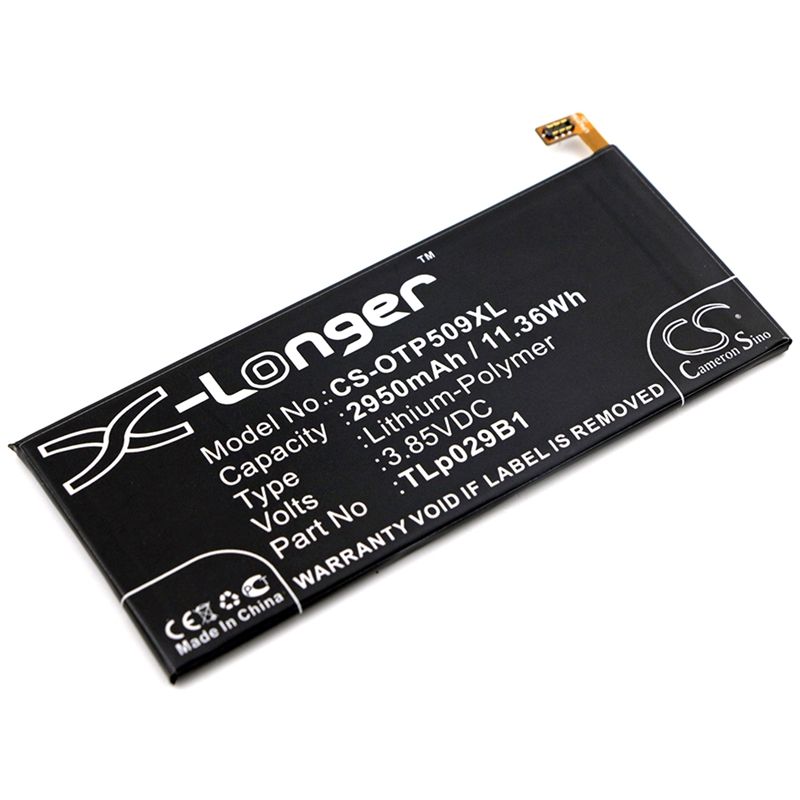 Li-Polymer Battery fits Alcatel, fl02, flash plus 2, flash plus ii 3.85V, 2950mAh Mobile & SmartPhone Cameron Sino Technology Limited
