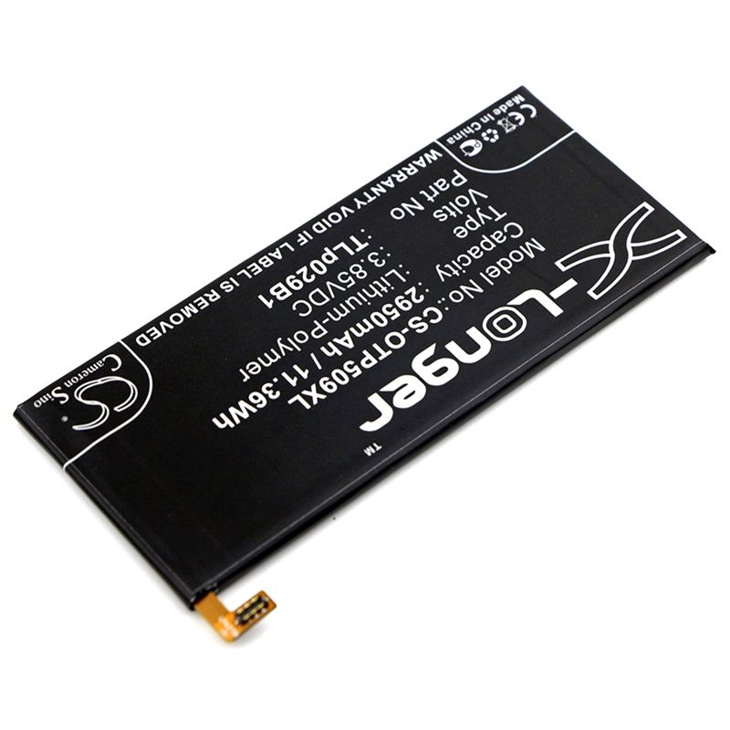 Li-Polymer Battery fits Alcatel, fl02, flash plus 2, flash plus ii 3.85V, 2950mAh Mobile & SmartPhone Cameron Sino Technology Limited