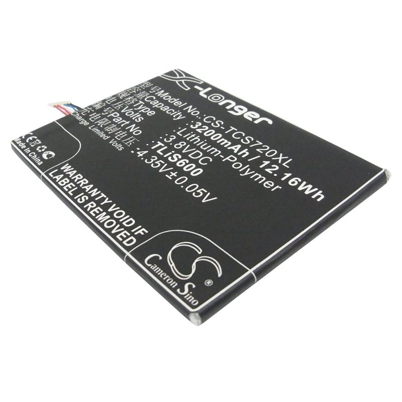 Li-Polymer Battery fits Alcatel, one touch flash, ot-6042, ot-6042d 3.8V, 3200mAh Mobile, SmartPhone Cameron Sino Technology Limited (Suspended)