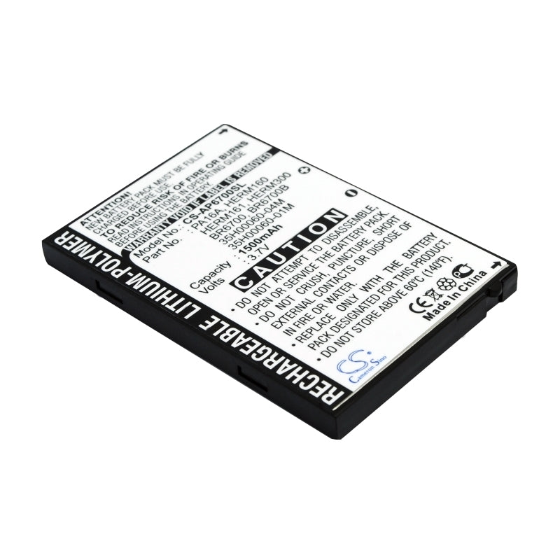 Li-Polymer Battery fits Alltel, ppc6700, audiovox, ppc6700 3.7V, 1500mAh Communications Cameron Sino Technology Limited (Suspended)