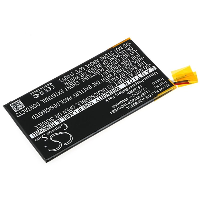 Li-Polymer Battery fits Amazing, p6 3.8V, 4000mAh Mobile & SmartPhone Cameron Sino Technology Limited