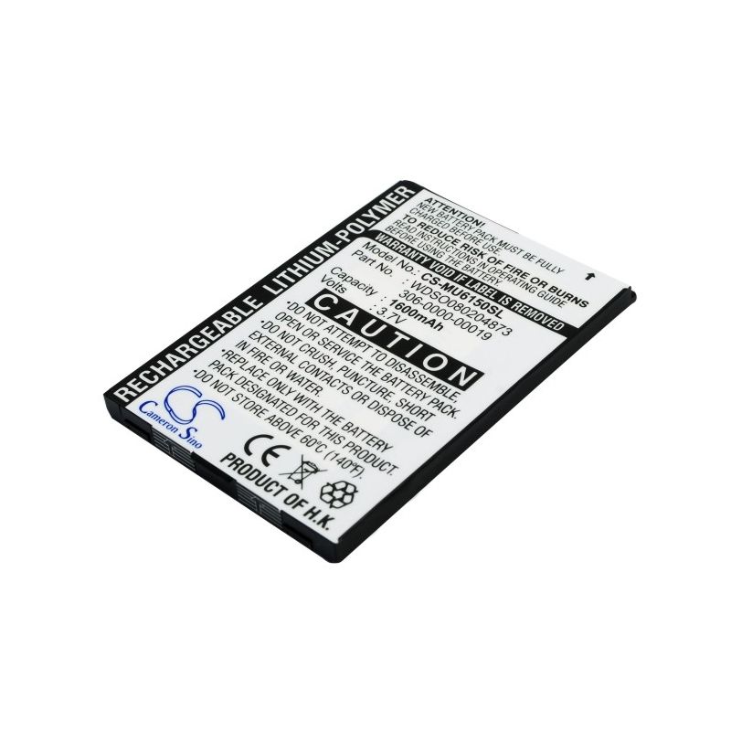 Li-Polymer Battery fits Anow, q200, i-mate, ultimate 6150 3.7V, 1600mAh Mobile & SmartPhone Cameron Sino Technology Limited