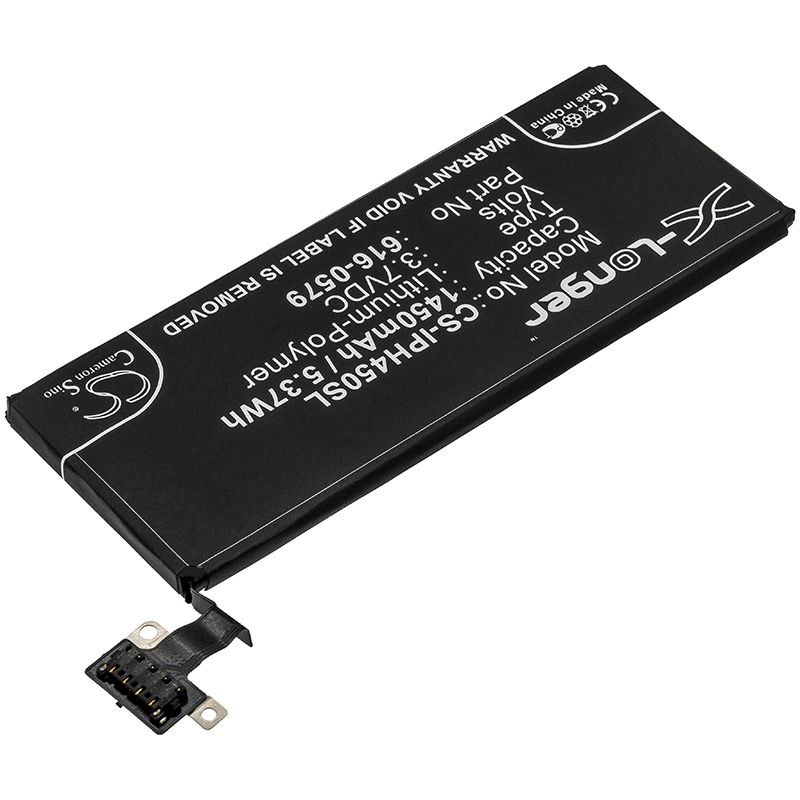 Li-polymer Battery Fits Apple, A1387, A1431, Iphone 4s 3.7v, 1450mah Mobile & SmartPhone Cameron Sino Technology Limited