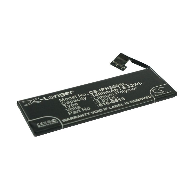 Li-polymer Battery Fits Apple, A1428, A1429, Iphone 5 3.8v, 1400mah Mobile & SmartPhone Cameron Sino Technology Limited