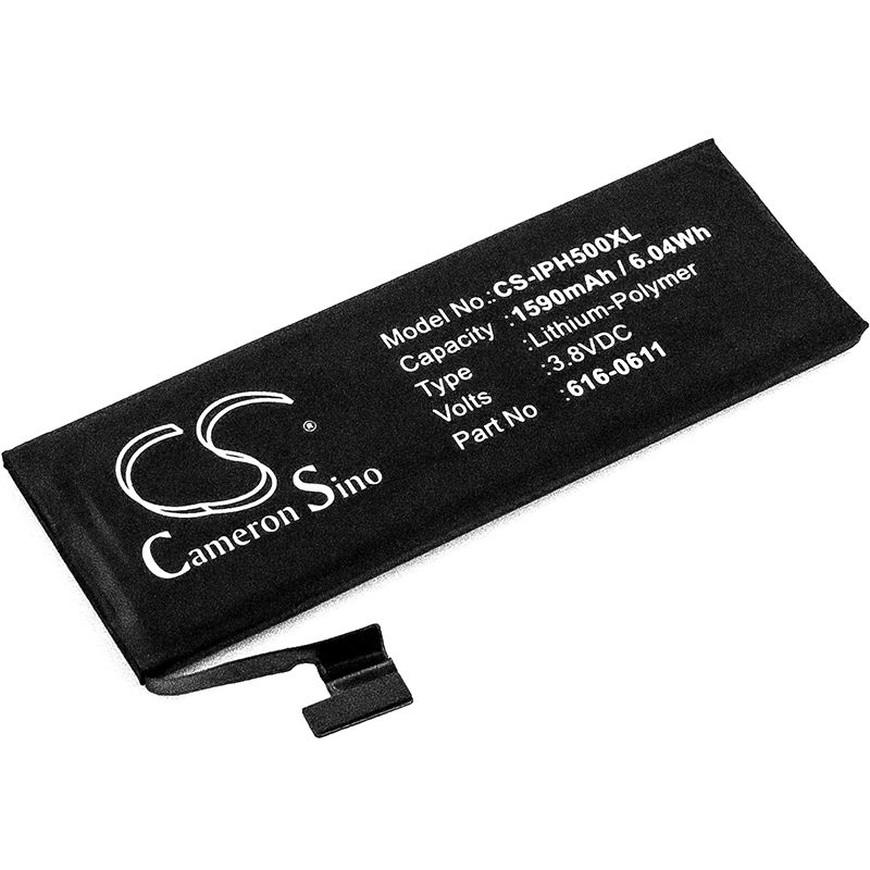 Li-polymer Battery Fits Apple, A1428, A1429, Iphone 5 3.8v, 1590mah Mobile & SmartPhone Cameron Sino Technology Limited