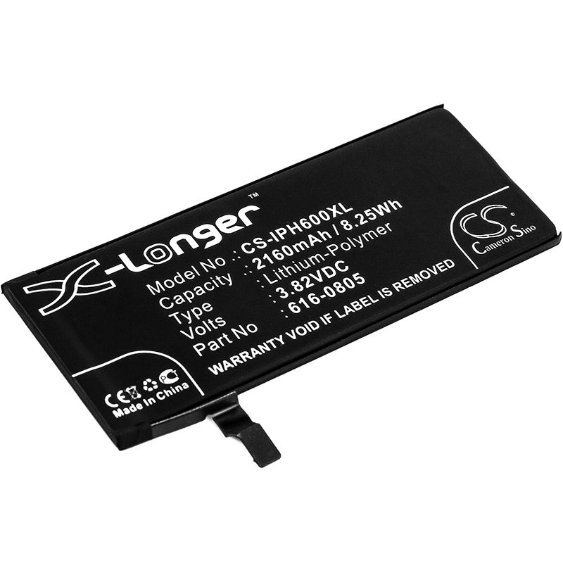 Li-polymer Battery Fits Apple, A1549, A1586, A1589 3.82v, 2160mah Mobile & SmartPhone Cameron Sino Technology Limited