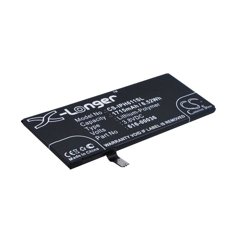Li-polymer Battery Fits Apple, A1633, A1688, A1691 3.8v, 1715mah Mobile & SmartPhone Cameron Sino Technology Limited