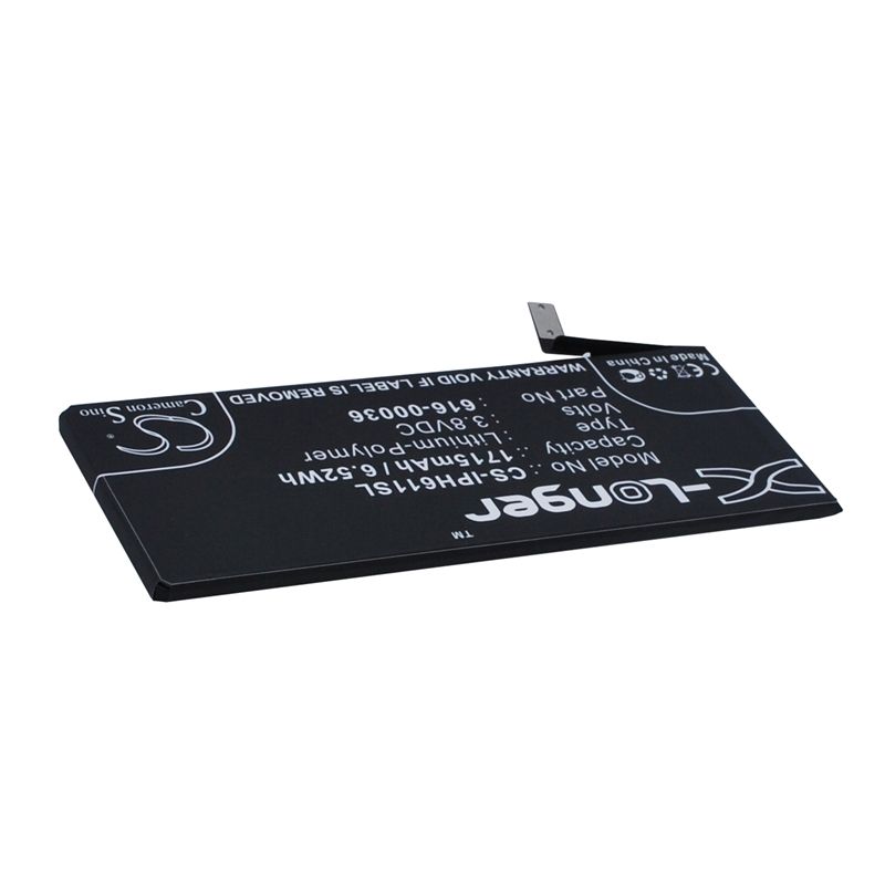 Li-polymer Battery Fits Apple, A1633, A1688, A1691 3.8v, 1715mah Mobile & SmartPhone Cameron Sino Technology Limited