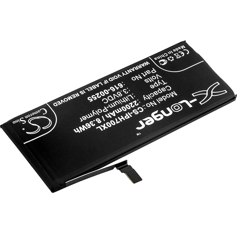 Li-polymer Battery Fits Apple, A1660, A1778, A1779 3.8v, 2200mah Mobile & SmartPhone Cameron Sino Technology Limited
