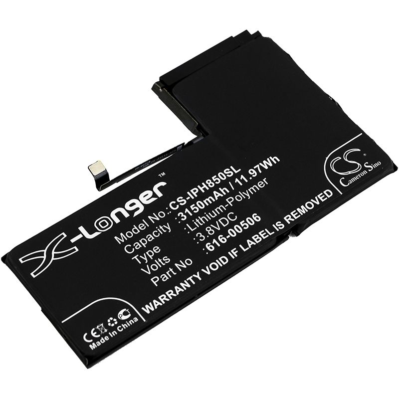 Li-polymer Battery Fits Apple, A1921, A2014, A2100 3.8v, 3150mah Mobile & SmartPhone Cameron Sino Technology Limited