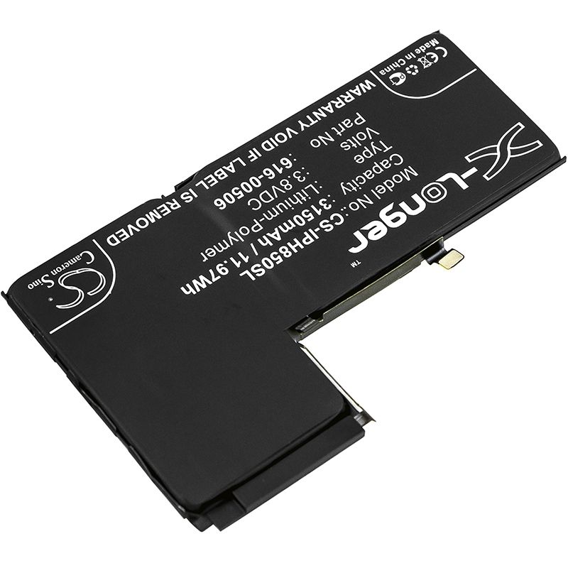 Li-polymer Battery Fits Apple, A1921, A2014, A2100 3.8v, 3150mah Mobile & SmartPhone Cameron Sino Technology Limited