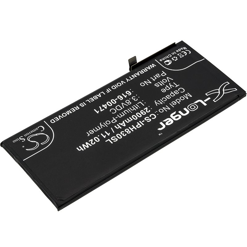 Li-Polymer Battery fits Apple, a1984, a2105, a2106 3.8V, 2900mAh Mobile & SmartPhone Cameron Sino Technology Limited